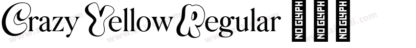 Crazy Yellow Regular字体转换